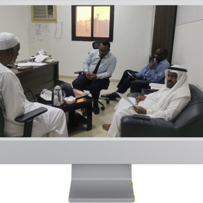 الاجتماع مع مكتب المحاسب القانوني