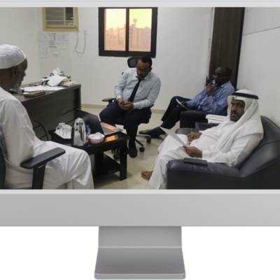 الاجتماع مع مكتب المحاسب القانوني 
